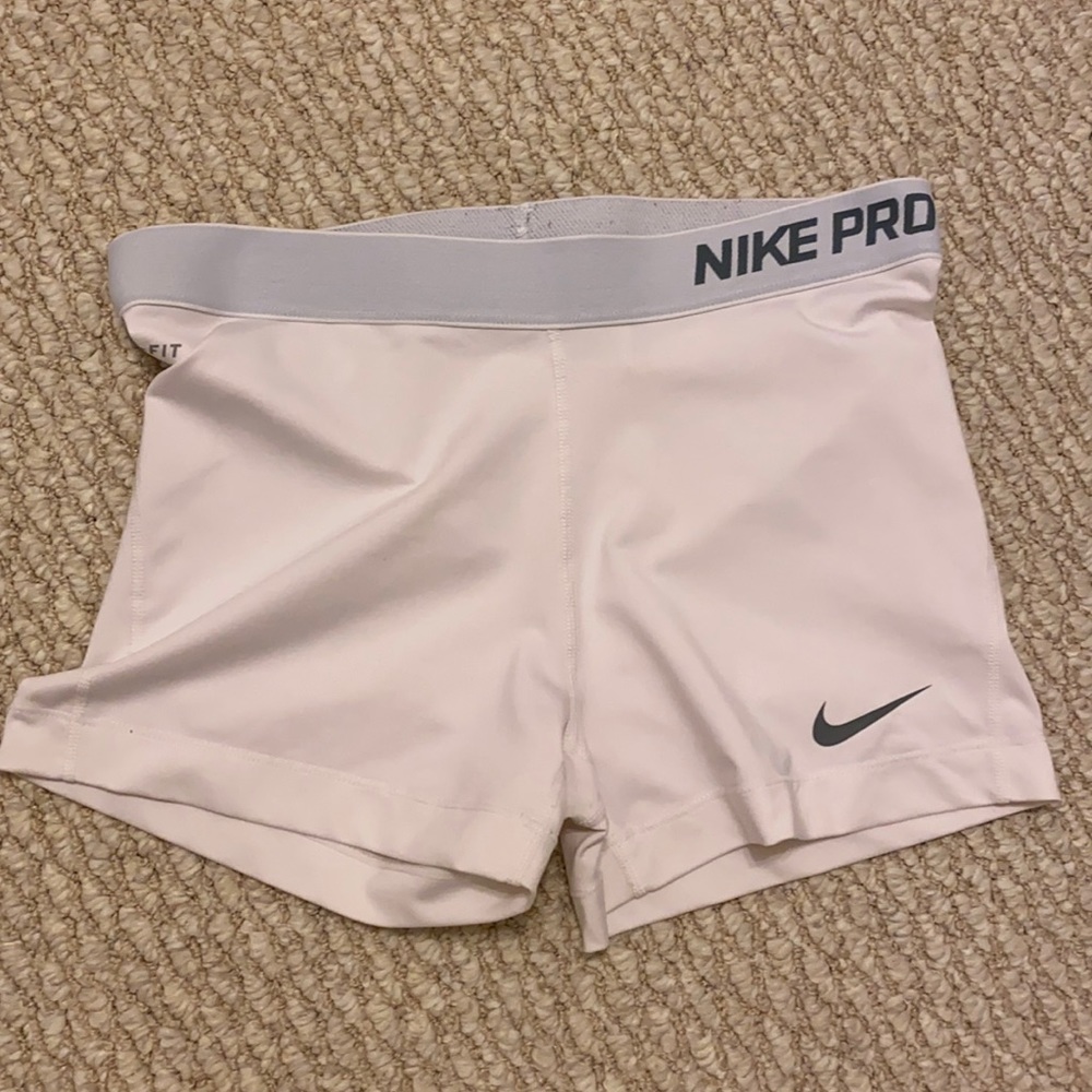 White Nike Pros